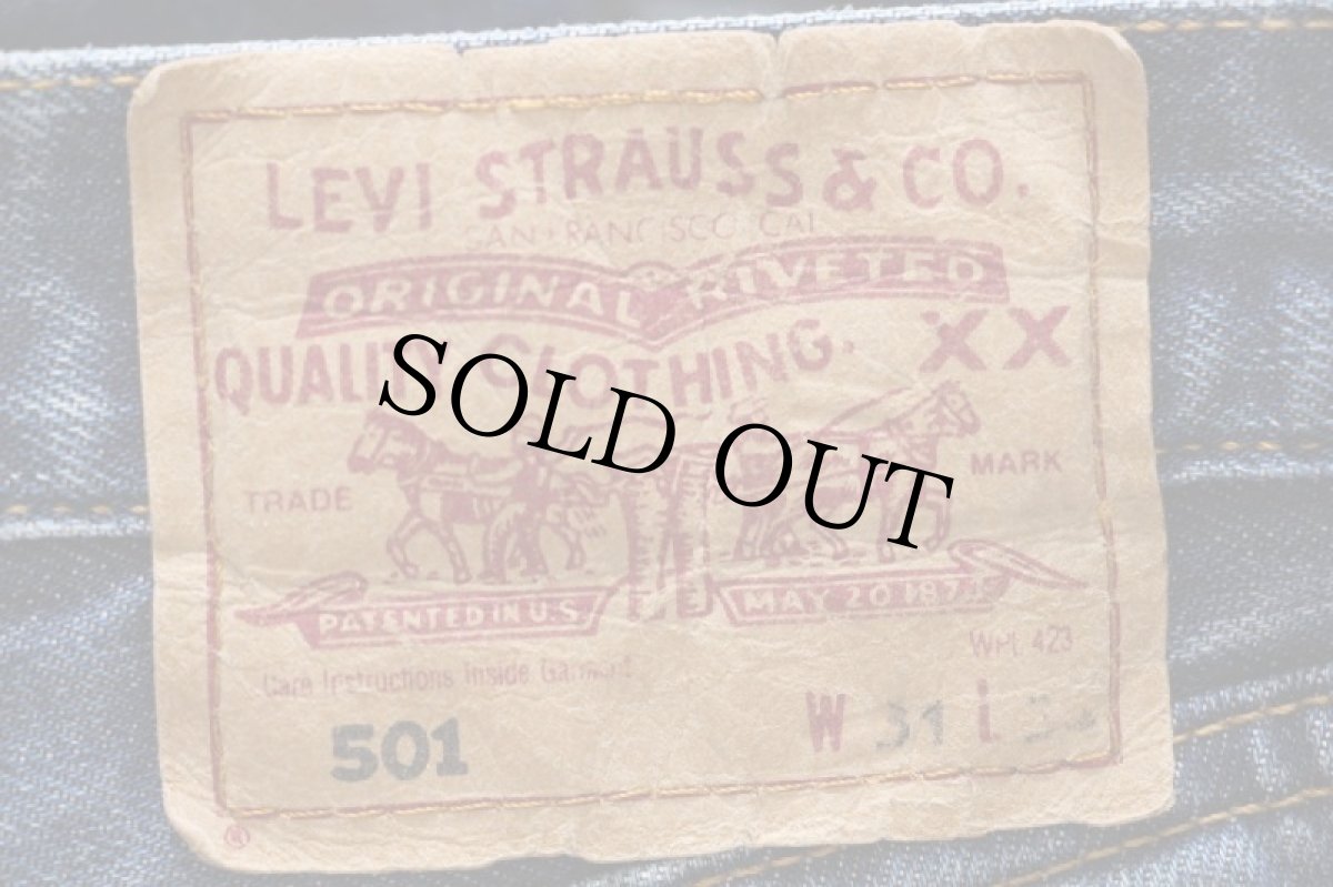 画像6: 00s スペイン製 Levi'sリーバイス 501 デニムパンツ ヒゲ w31★126 ユーロ (6)