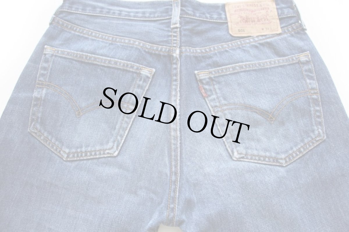 画像5: 00s スペイン製 Levi'sリーバイス 501 デニムパンツ ヒゲ w31★126 ユーロ (5)