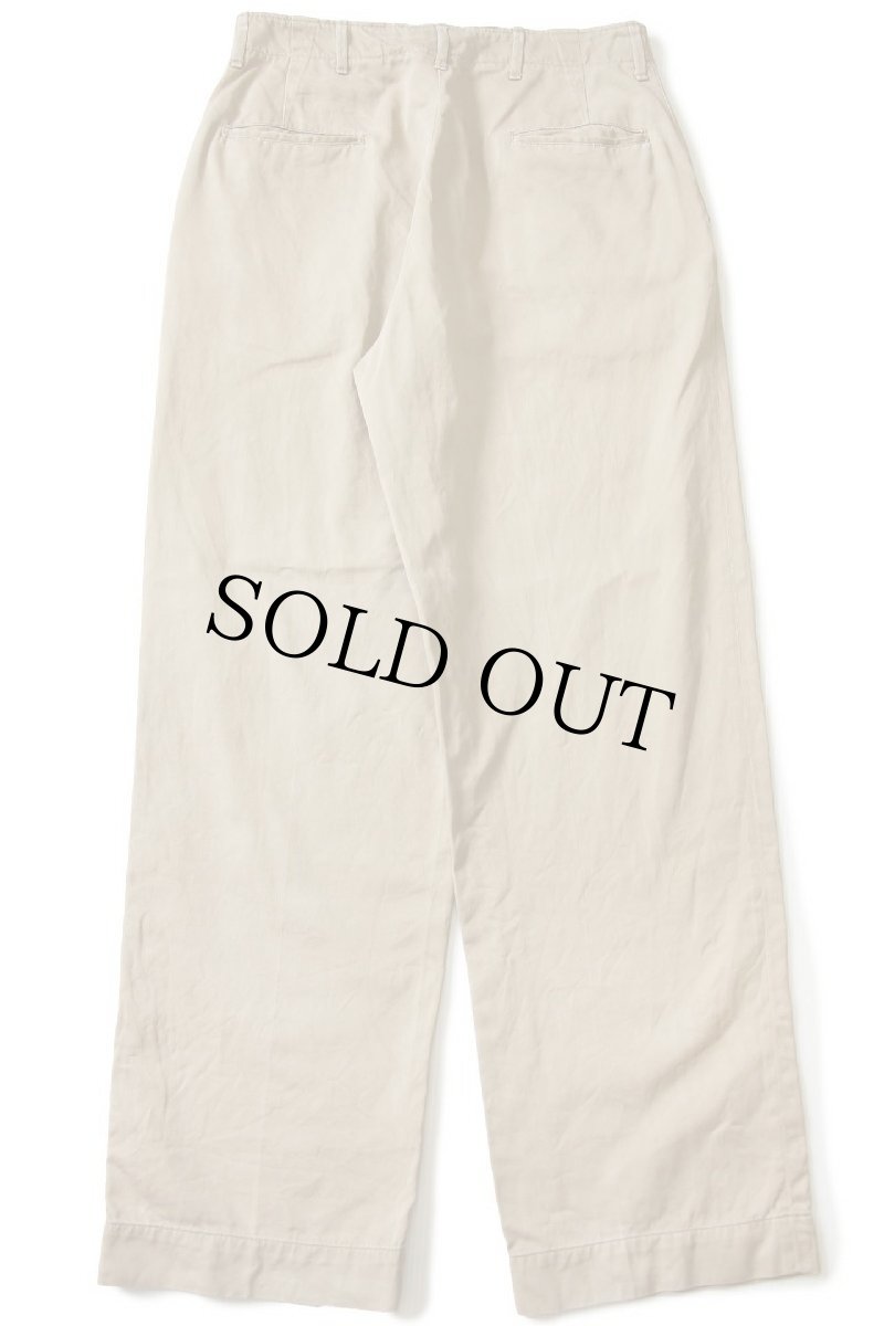 画像3: 50s 米軍 U.S.ARMY M-45 コットンツイル チノパン カーキ w34 L33★BLUE BELL (3)