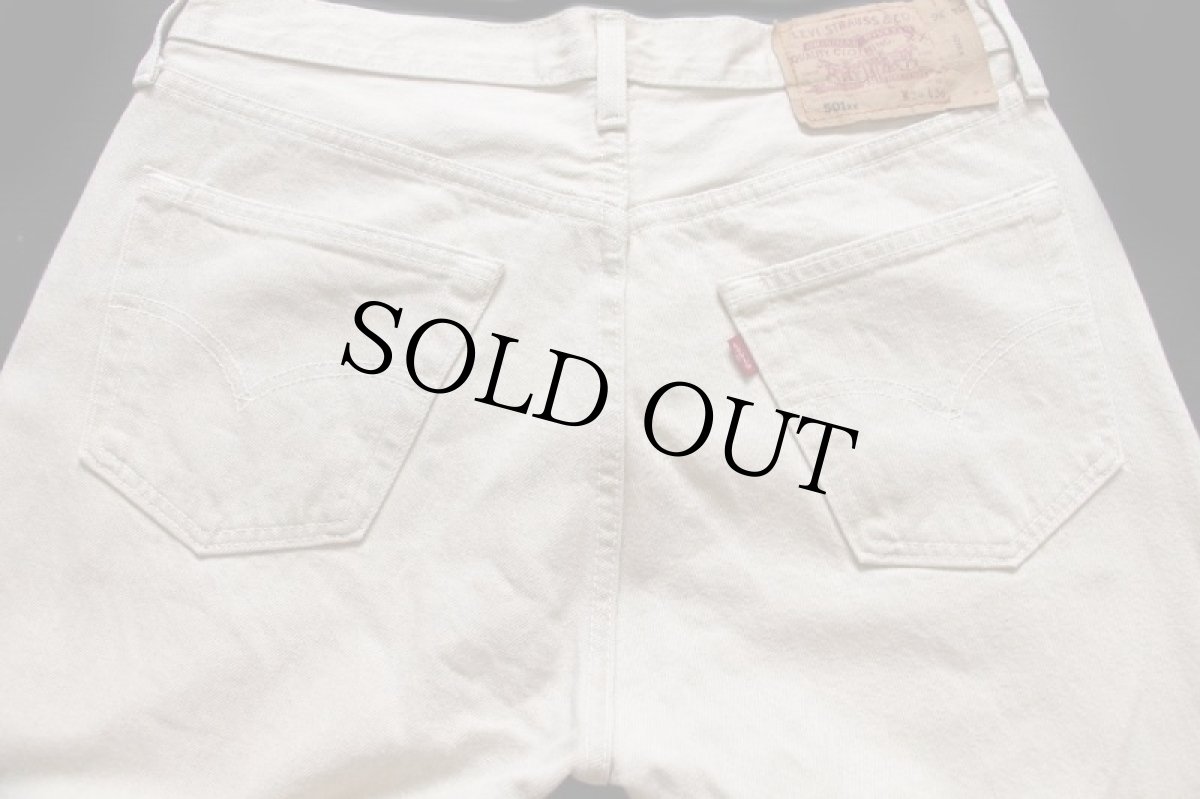 画像5: 90s 英国製 Levi'sリーバイス 501 先染め カラーデニムパンツ ブラウンベージュ W34★ユーロ (5)