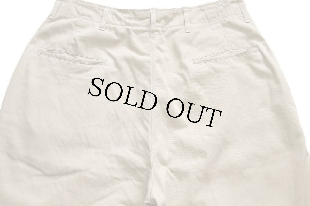 画像5: 50s 米軍 U.S.ARMY M-45 コットンツイル チノパン カーキ w34 L33★BLUE BELL (5)