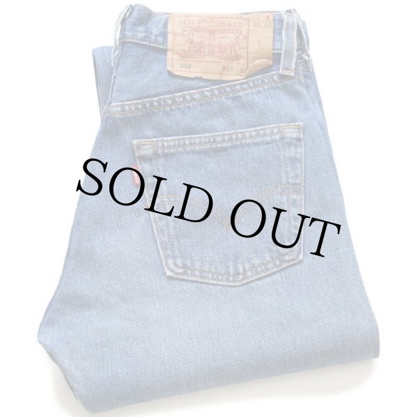 90s USA製 Levi'sリーバイス 501 デニムパンツ W28 L32☆127