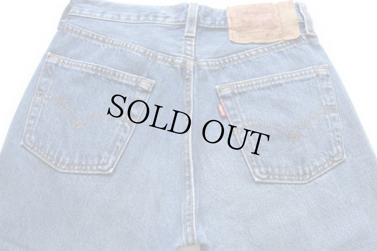 画像5: 90s USA製 Levi'sリーバイス 501 デニムパンツ W28 L32★127 (5)