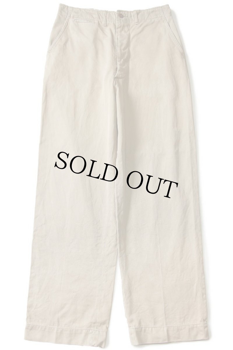 画像2: 50s 米軍 U.S.ARMY M-45 コットンツイル チノパン カーキ w34 L33★BLUE BELL (2)