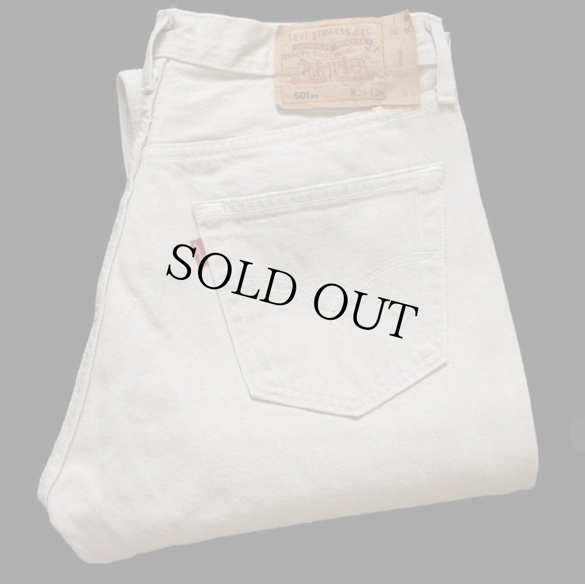 画像1: 90s 英国製 Levi'sリーバイス 501 先染め カラーデニムパンツ ブラウンベージュ W34★ユーロ (1)