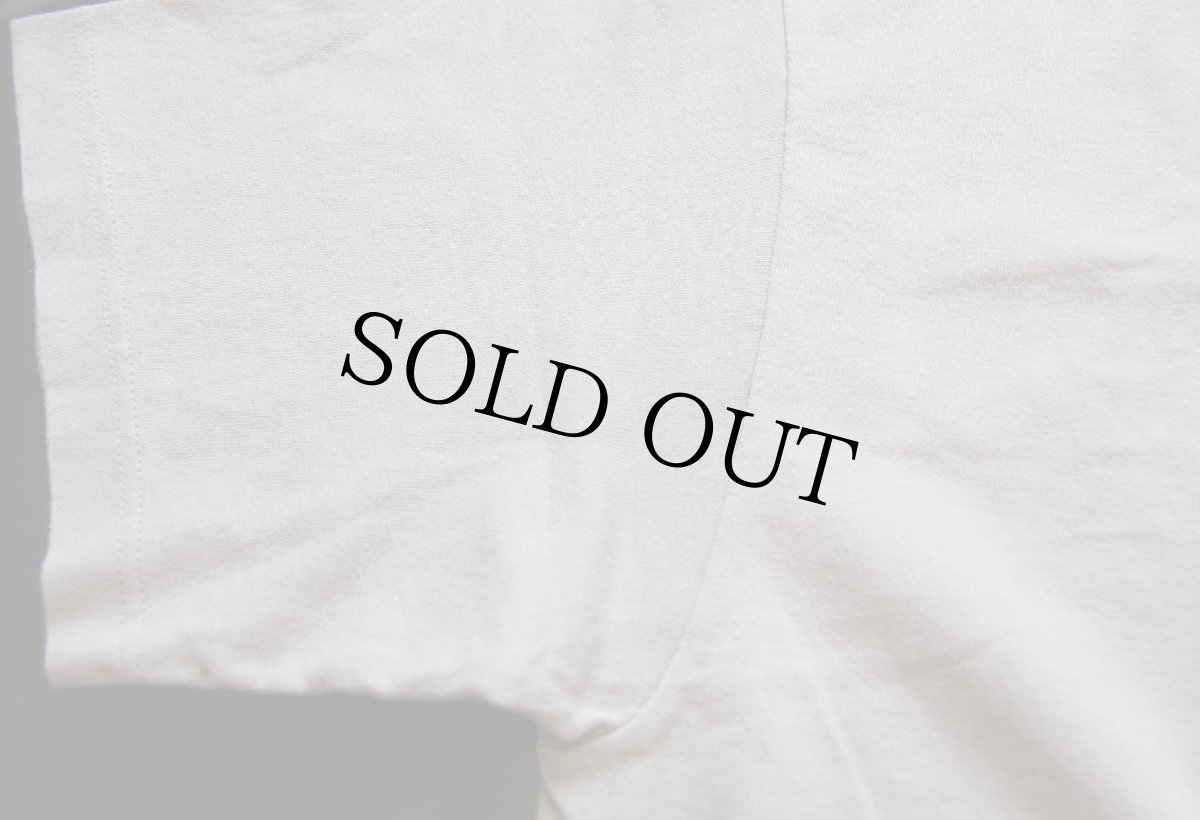 画像6: 90s USA製 patagoniaパタゴニア Beneficial T's オーバルロゴ オーガニックコットンTシャツ グレーベージュ S (6)