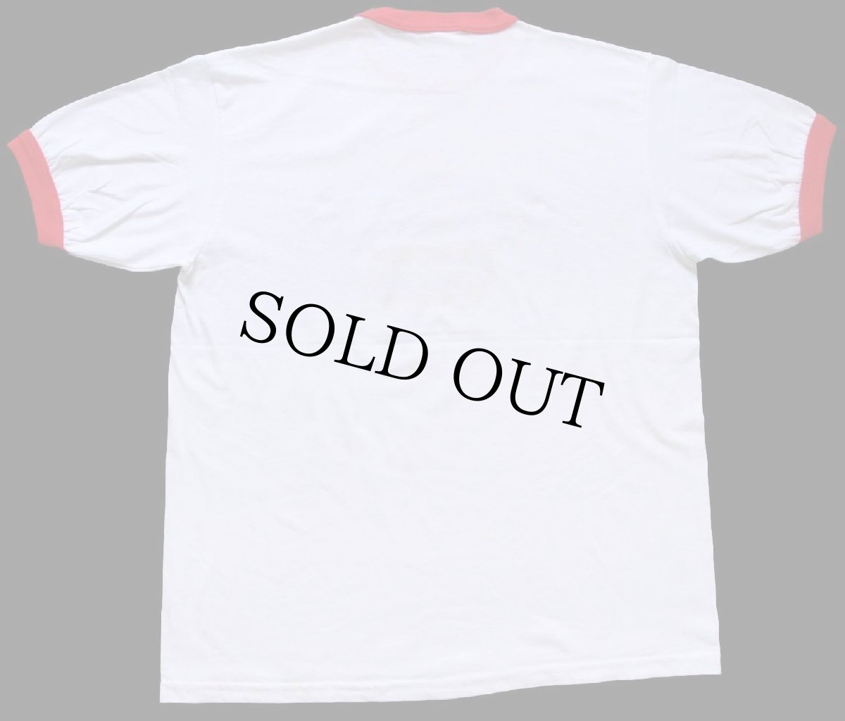 画像3: 00s FROMM DOG FOOD ドッグ リンガーTシャツ 白×赤 L (3)