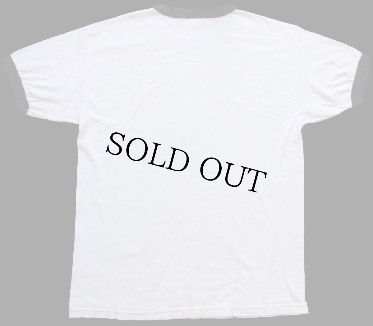 画像3: 00s LED ZEPPELIN レッドツェッペリン コットン バンド リンガーTシャツ 白×黒 L (3)