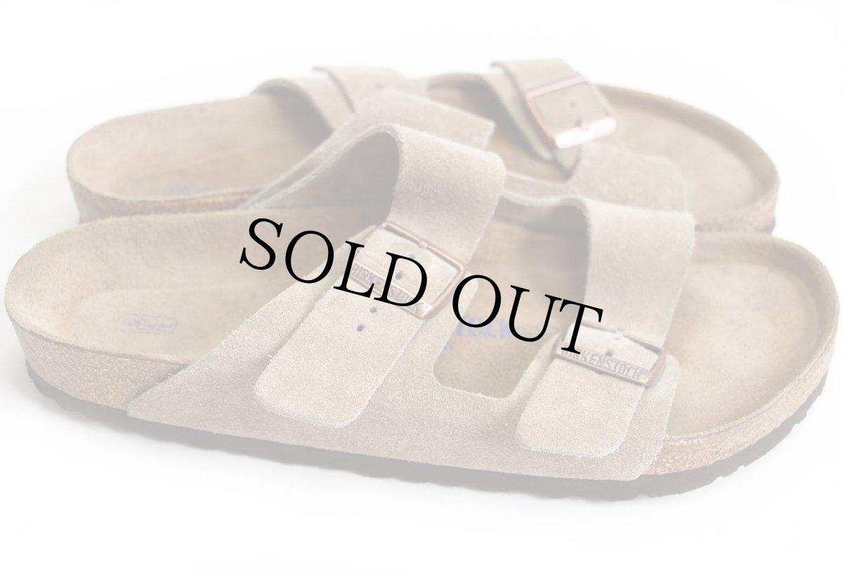 画像3: ドイツ製 BIRKENSTOCKビルケンシュトック Arizona アリゾナ スエードレザー サンダル ソフトフットベッド ベージュ 44/28.5 (3)