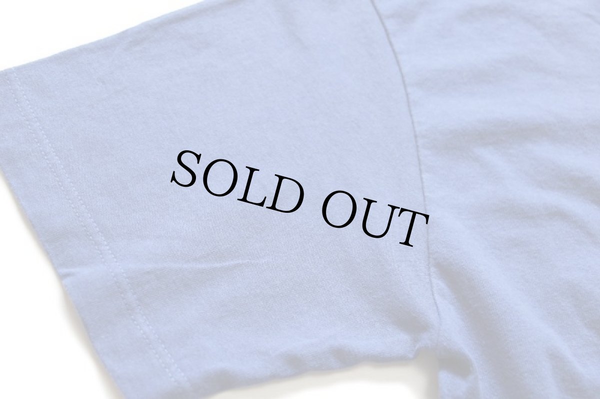 画像6: 90s USA製 patagoniaパタゴニア Beneficial T's オーバルロゴ オーガニックコットンTシャツ 青 S (6)