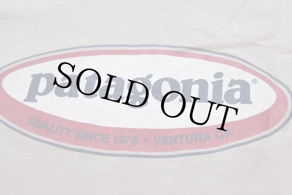 90s USA製 patagoniaパタゴニア Beneficial T's オーバルロゴ