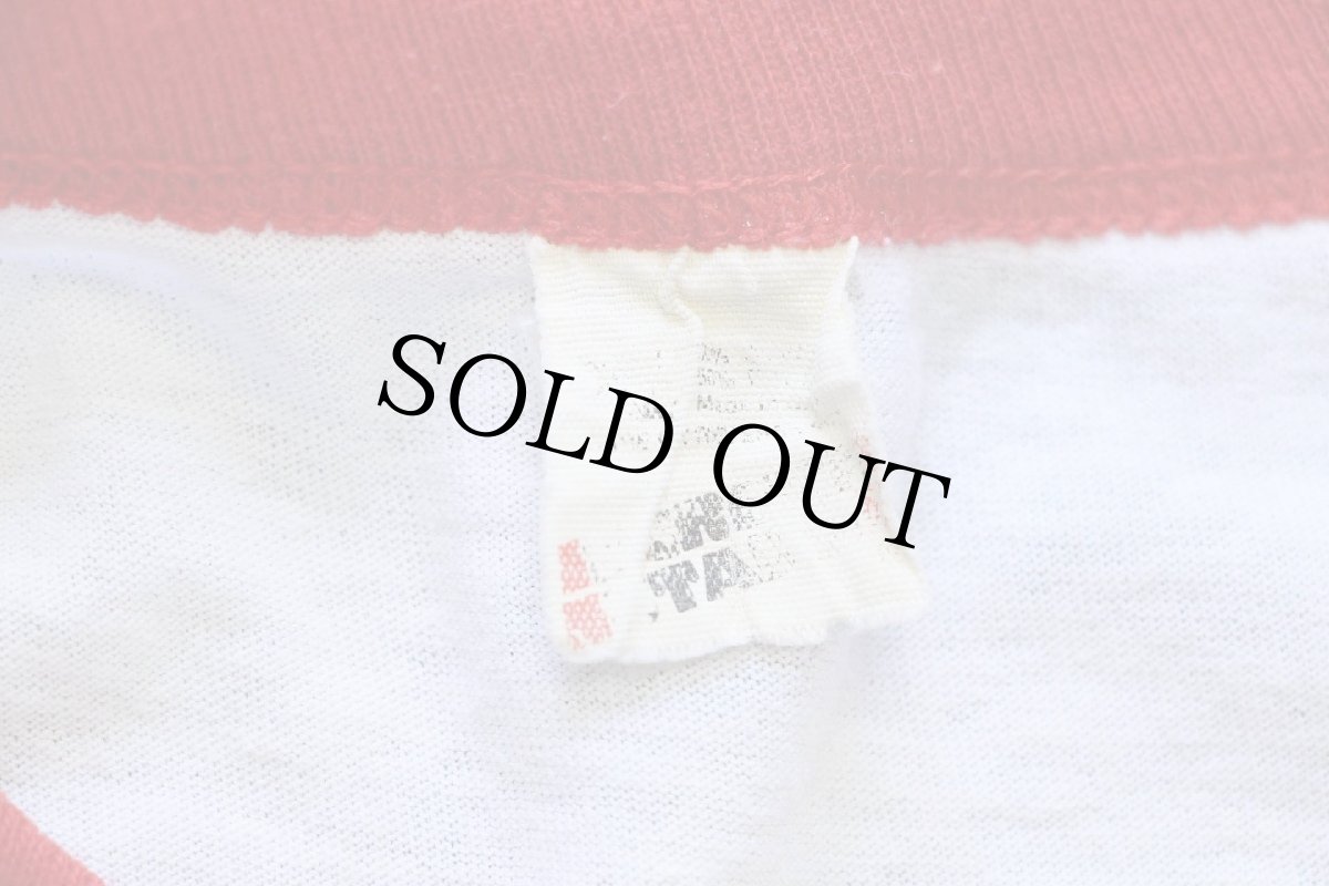 画像5: 80s USA製 Fabulous Fifties LABOR DAY FUN RUN 1989 リンガーTシャツ 白×赤 XL (5)