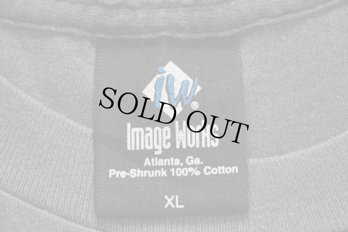 画像5: 90s USA製 BB KING KING OF THE BLUES WORLDWIDE ギター 地球 コットンTシャツ 黒 フェード XL (5)