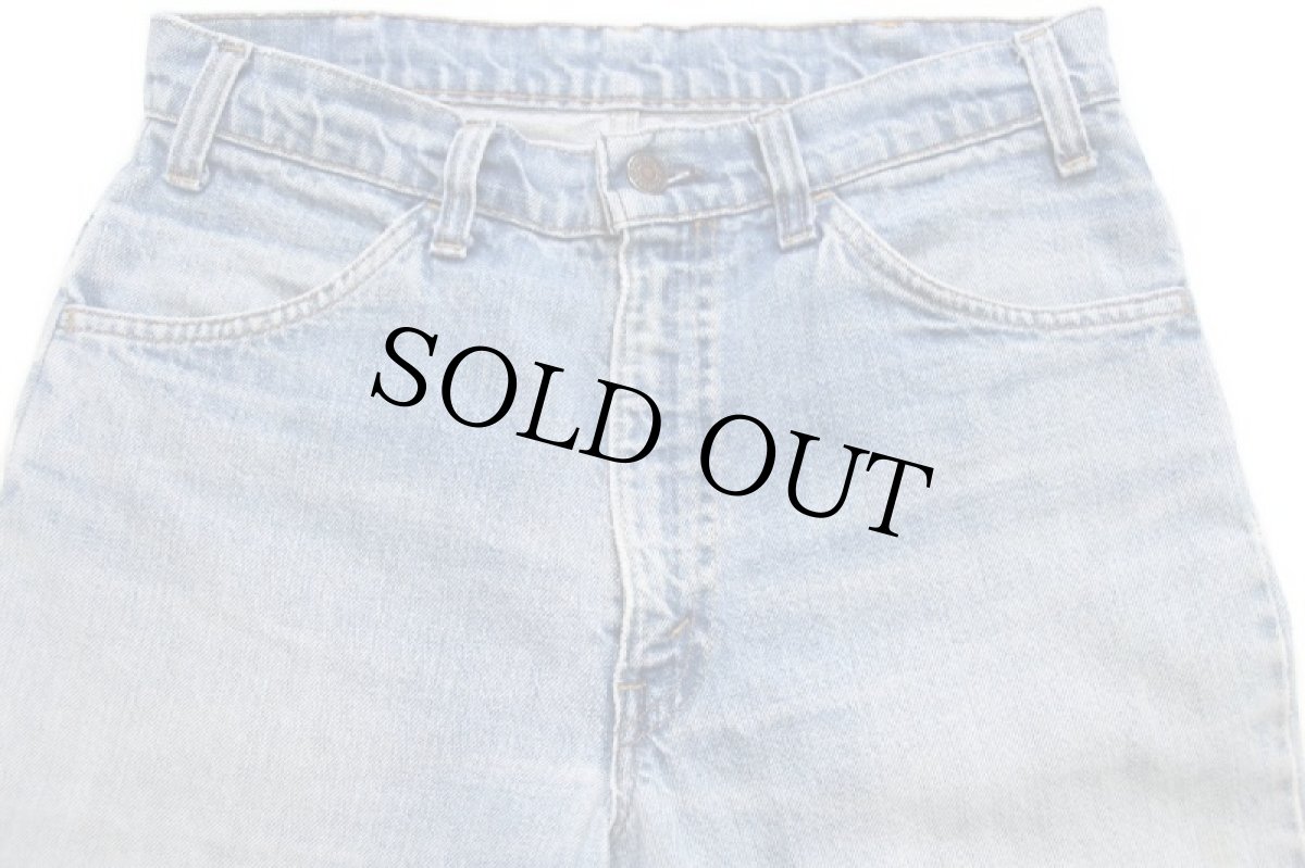 画像4: 70s USA製 Levi'sリーバイス 646 デニムパンツ w31 L32★ベルボトム フレア (4)