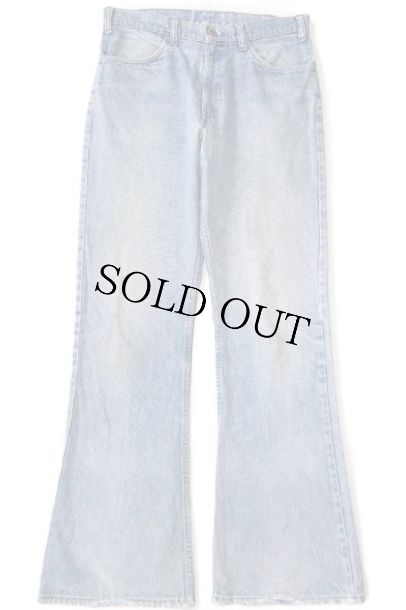 画像2: 70s USA製 Levi'sリーバイス 646 デニムパンツ w33 L34★ベルボトム フレア (2)