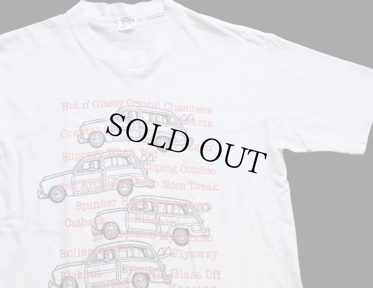 画像3: 80s USA製 JIMMY'Z E-Z in E-Z out ジミーズ ウッディーワゴン 両面プリント コットンTシャツ 白 (3)