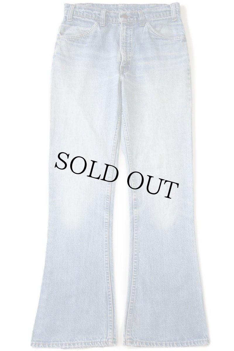 画像2: 70s USA製 Levi'sリーバイス 646 デニムパンツ w31 L32★ベルボトム フレア (2)