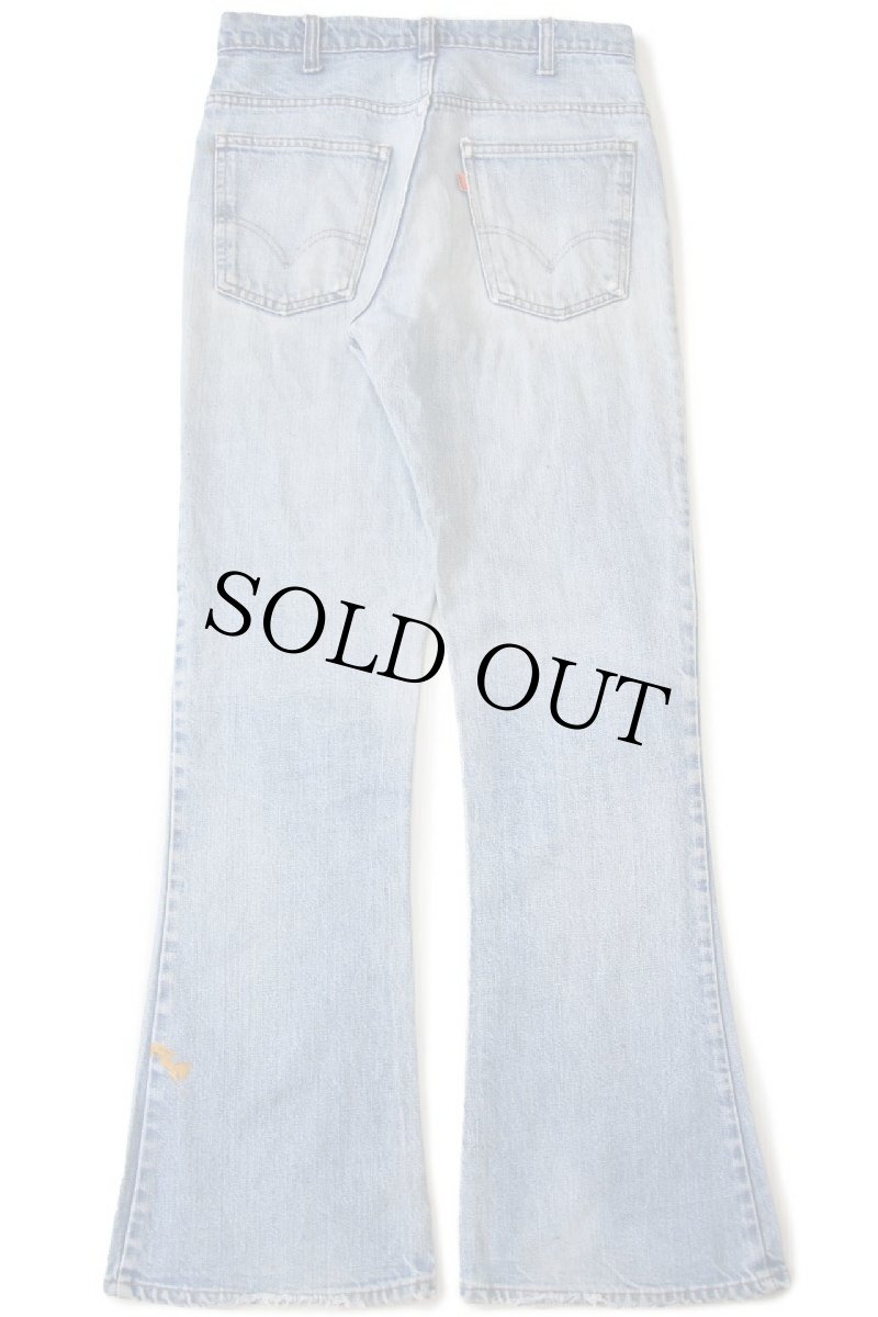 画像3: 70s USA製 Levi'sリーバイス 646 デニムパンツ w31 L32★ベルボトム フレア (3)