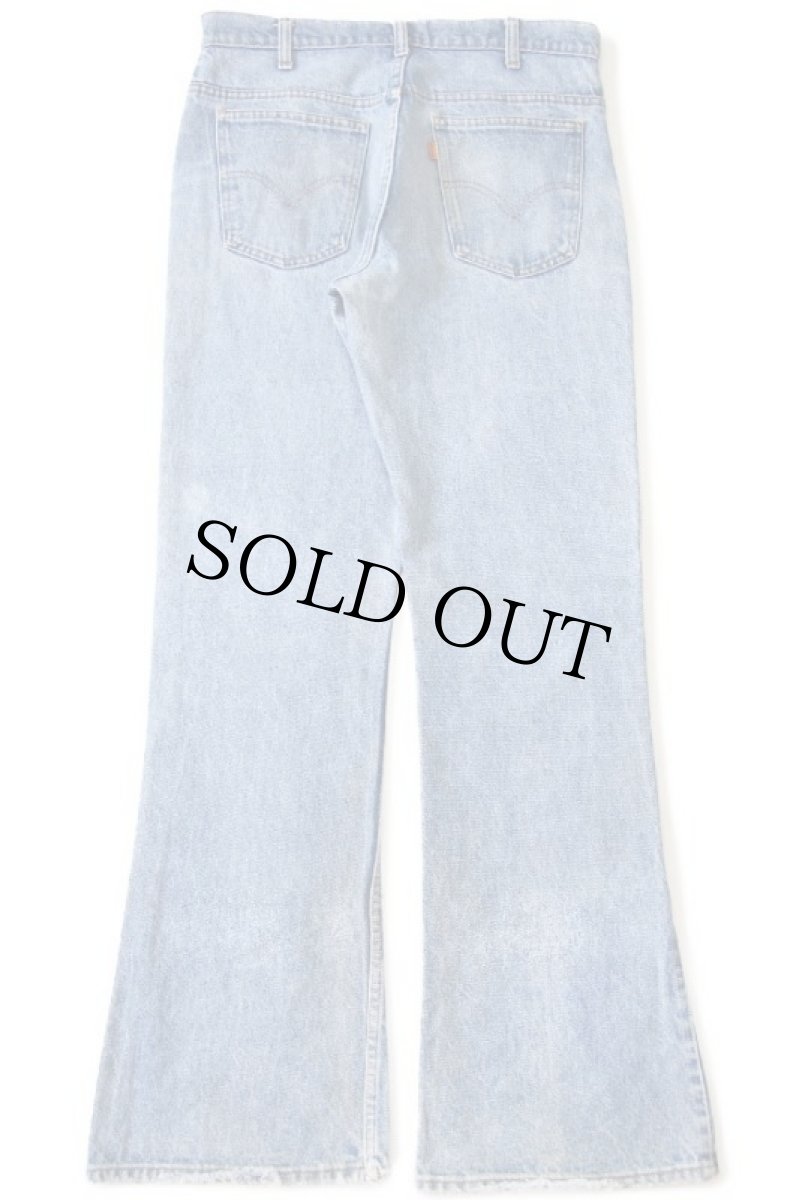 画像3: 70s USA製 Levi'sリーバイス 646 デニムパンツ w33 L34★ベルボトム フレア (3)