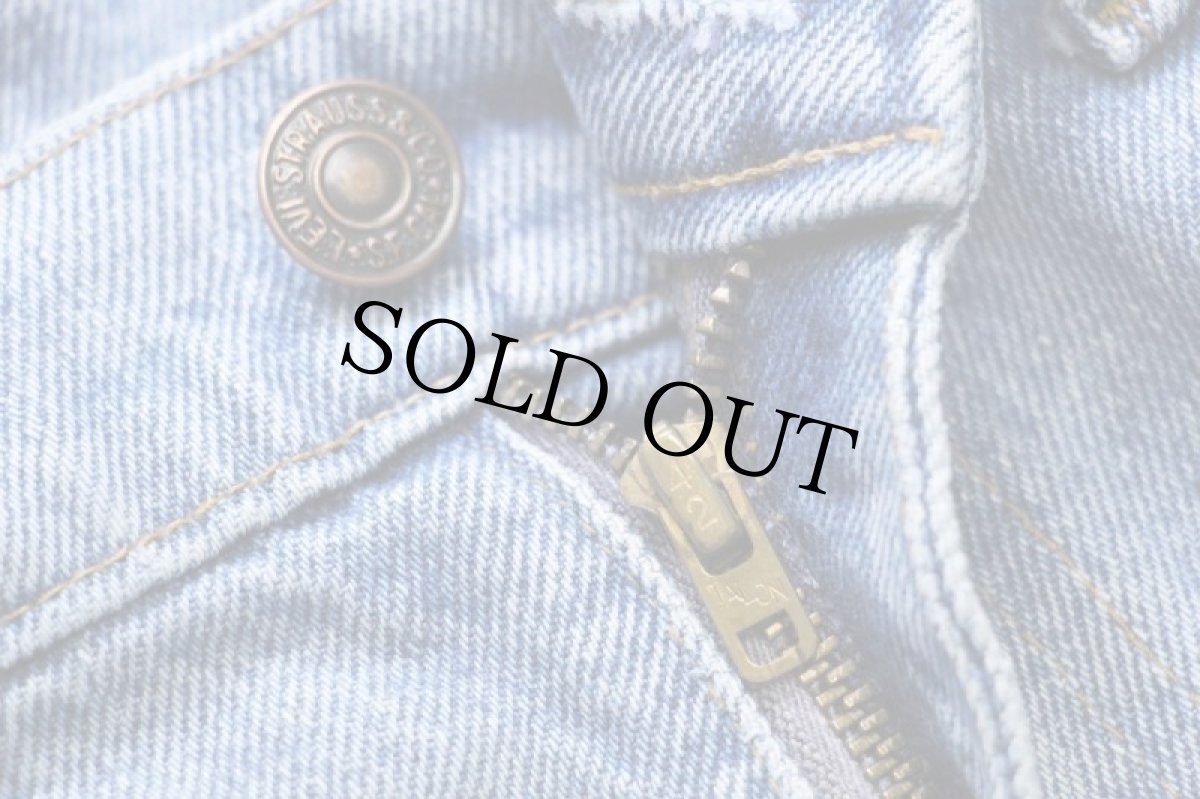 画像7: 70s USA製 Levi'sリーバイス 646 デニムパンツ w33 L34★ベルボトム フレア (7)