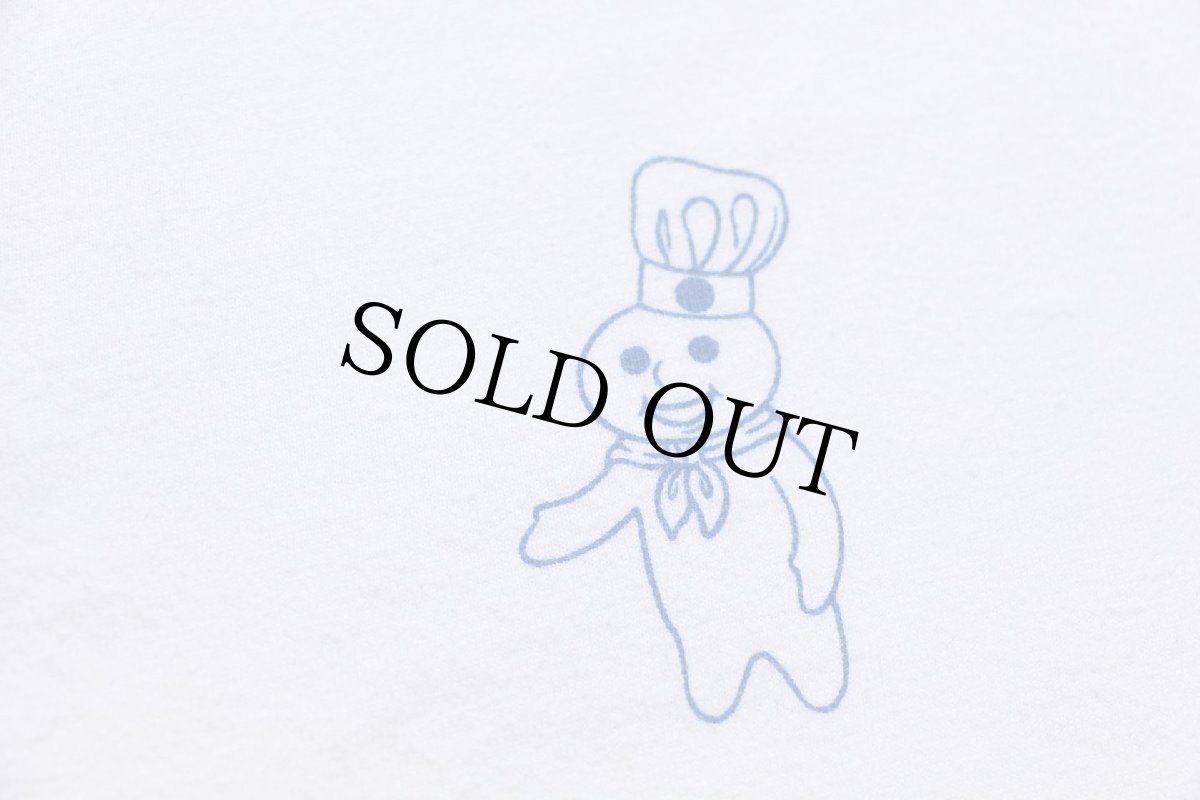 画像4: 90s USA製 Pillsbury ドゥボーイ コットンTシャツ 白 XL (4)