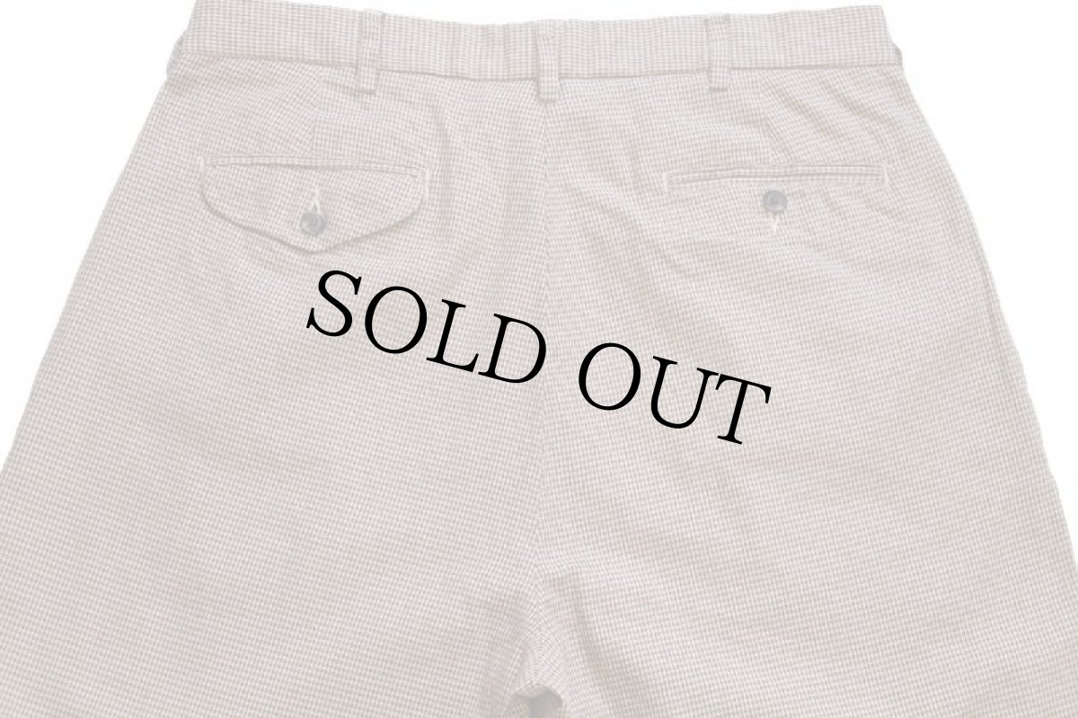 画像5: 90s ポロ ラルフローレン 千鳥格子 ツータック スラックス コットンパンツ w34 L30 (5)