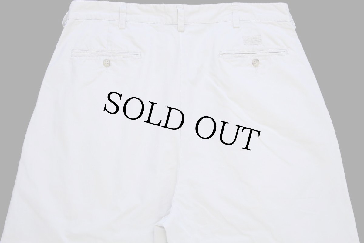 画像5: 90s ポロ ラルフローレン HAMMOND PANT ツータック コットン チノパン ベージュ W34 (5)