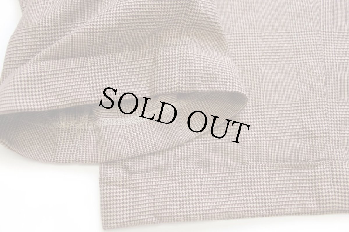 画像7: 00s ポロ ラルフローレン グレンチェック ツータック スラックス コットンパンツ W36 L34 (7)