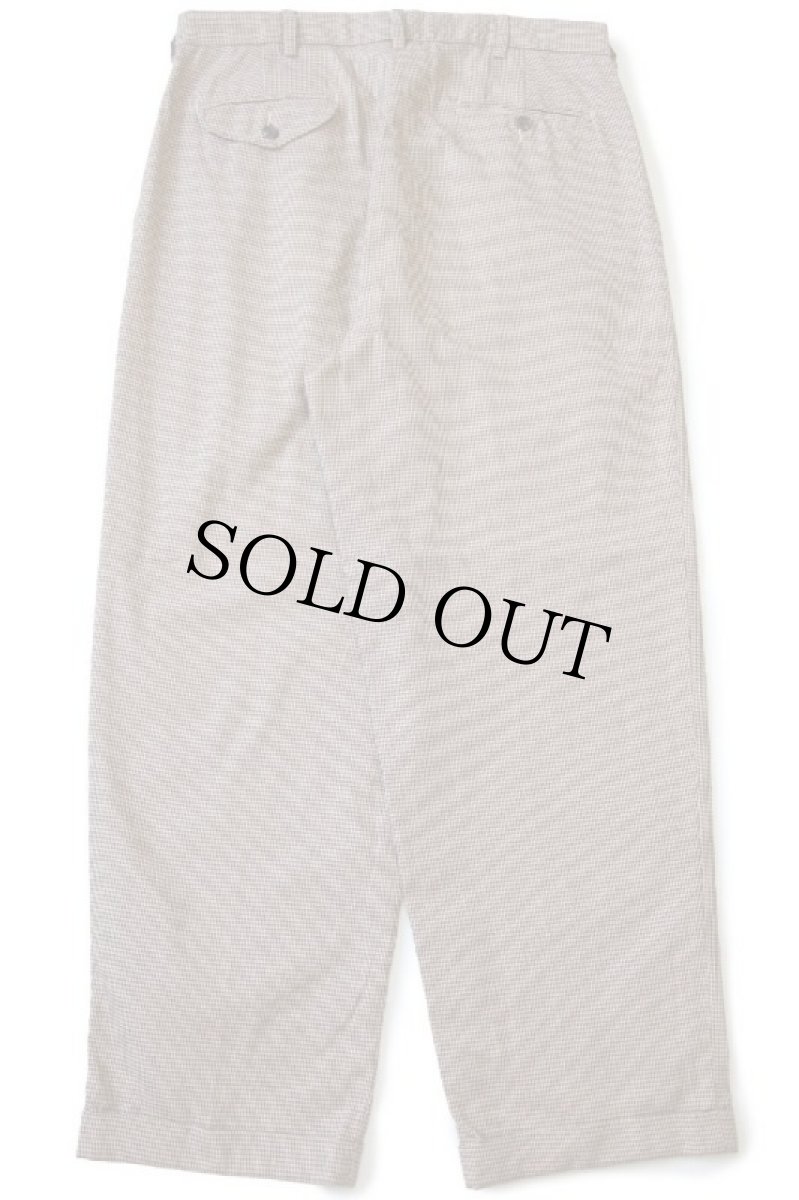 画像3: 90s ポロ ラルフローレン 千鳥格子 ツータック スラックス コットンパンツ w34 L30 (3)