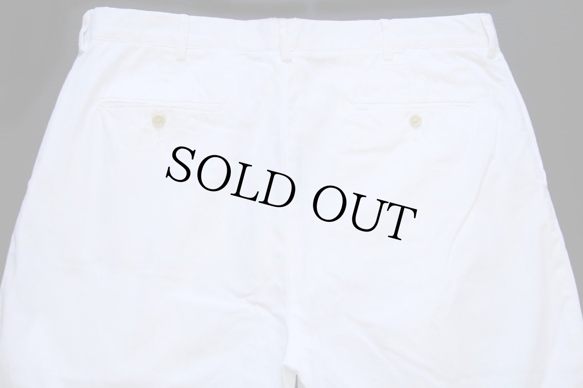 画像5: 90s ポロ ラルフローレン コットン チノパン 白 w35 L30★289 (5)