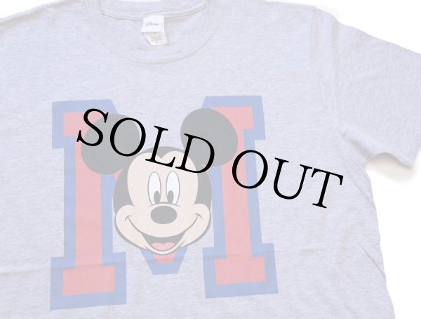 00s モロッコ製 Disneyディズニー ミッキー マウス M コットンT