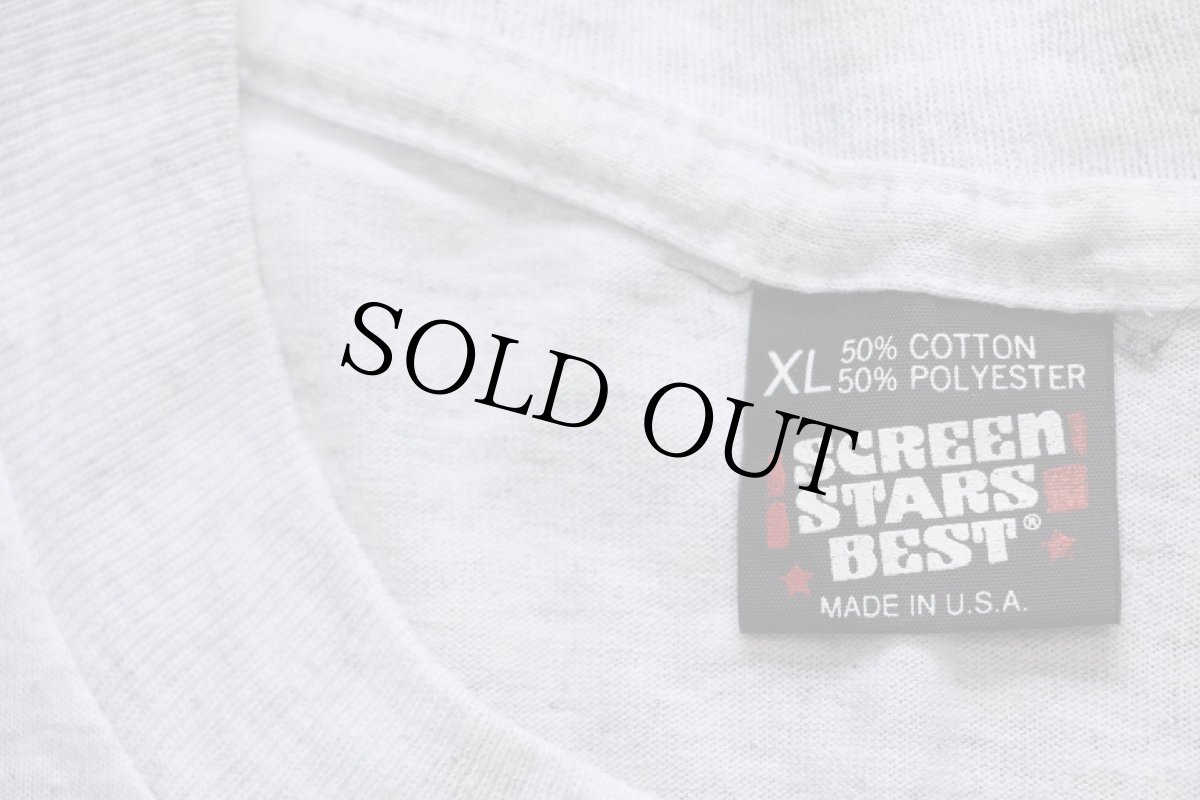 画像6: 90s USA製 Disneyディズニー MICKEY MOUSEミッキー マウス Florida 両面プリント Tシャツ 杢ライトグレー XL (6)