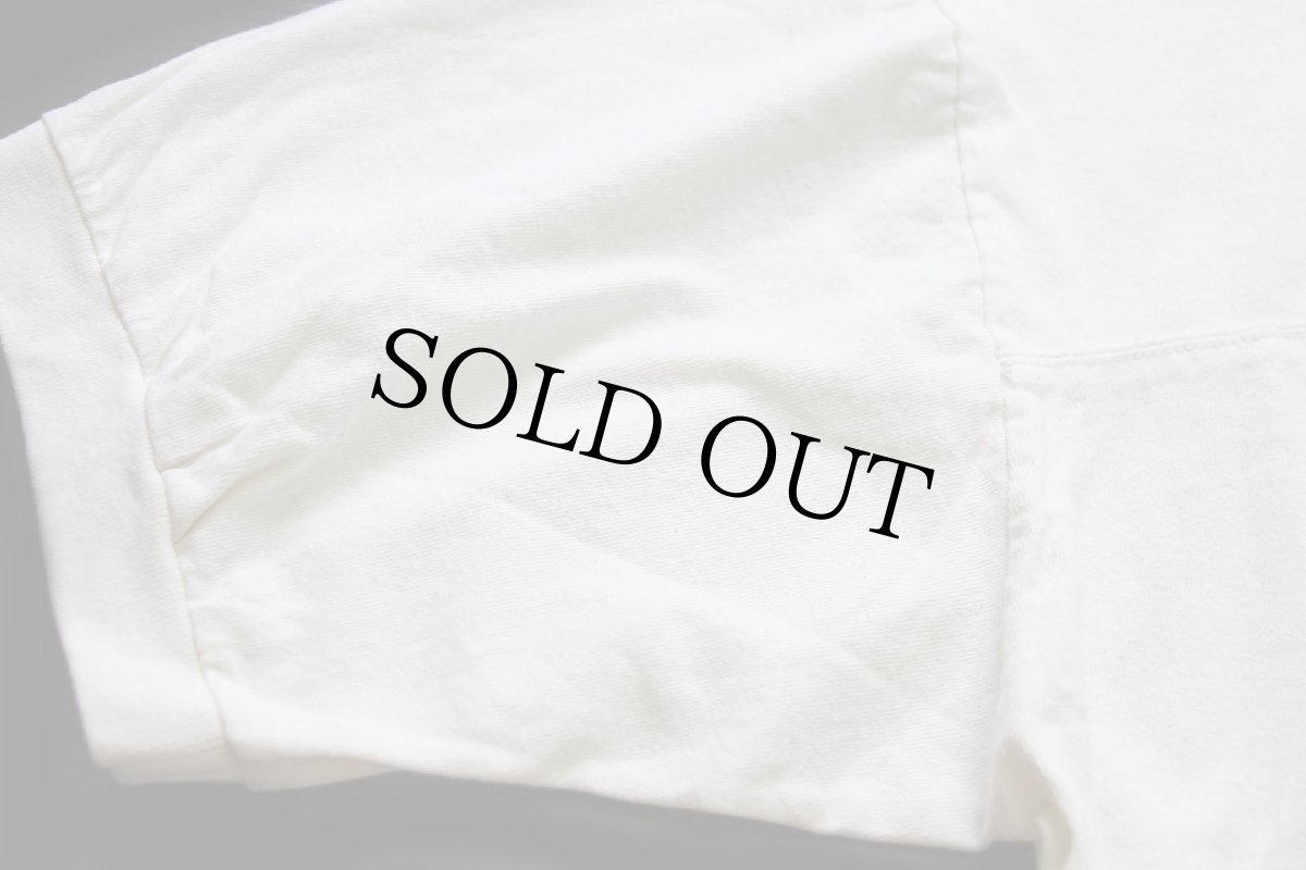 画像6: 90s USA製 Disneyディズニー MICKEY MOUSE 1928 ATHLETICS ミッキー マウス コットン アスレチックTシャツ 生成り L/XL (6)