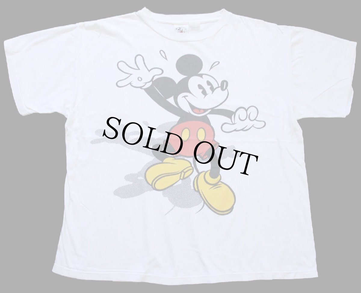 画像2: 90s Disneyディズニー ミッキー マウス コットンTシャツ 白 (2)