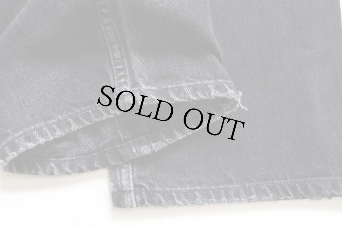 画像9: 90s USA製 Levi'sリーバイス 501 ブラック デニムパンツ w38 L32 (9)