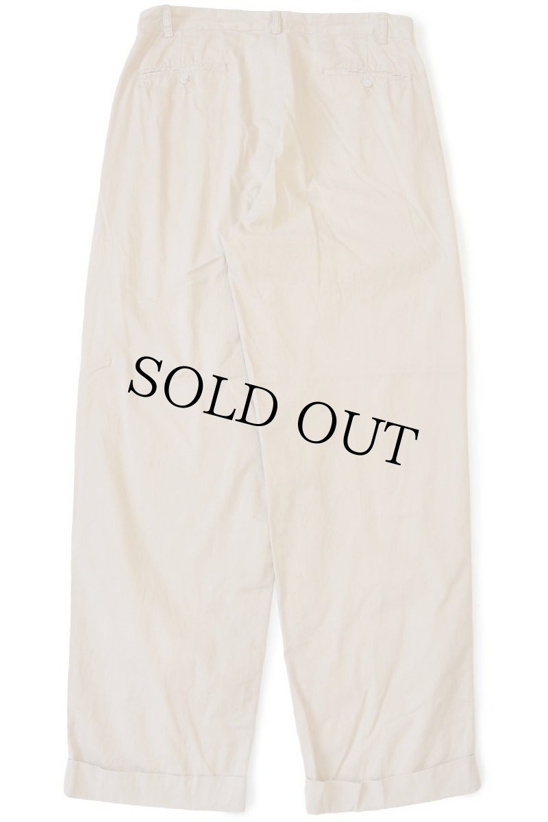 画像3: 90s ポロ ラルフローレン HAMMOND PANT ツータック コットンパンツ 薄茶 w32 L30★294 (3)