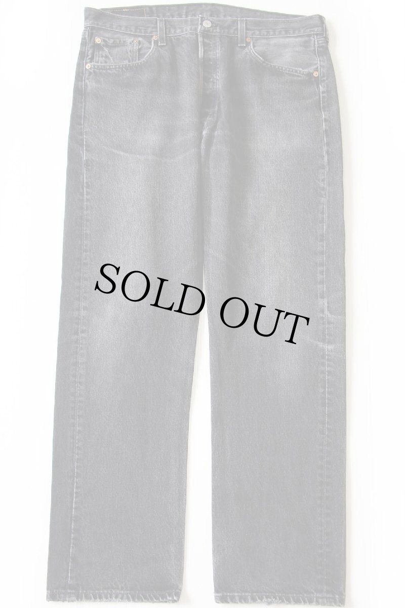 画像2: 90s USA製 Levi'sリーバイス 501 ブラック デニムパンツ w38 L32 (2)