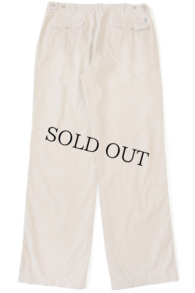 画像3: 00s ポロ ラルフローレン コットン チノパン 茶 w33 L32 (3)