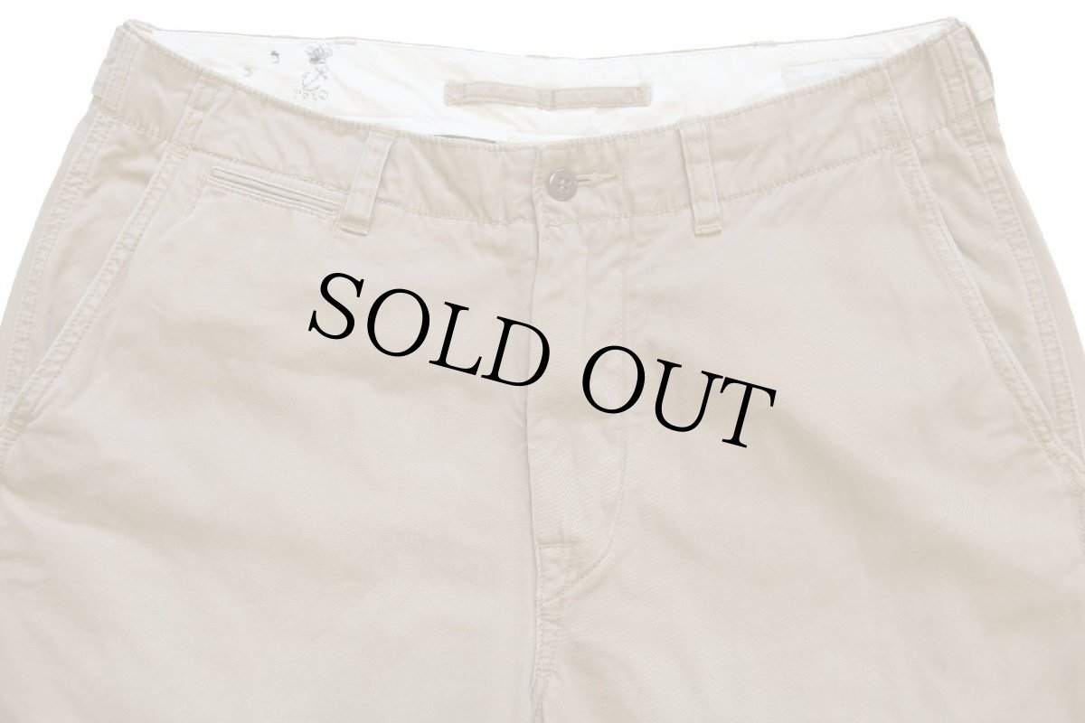 画像4: 00s ポロ ラルフローレン コットン チノパン 茶 w33 L32 (4)