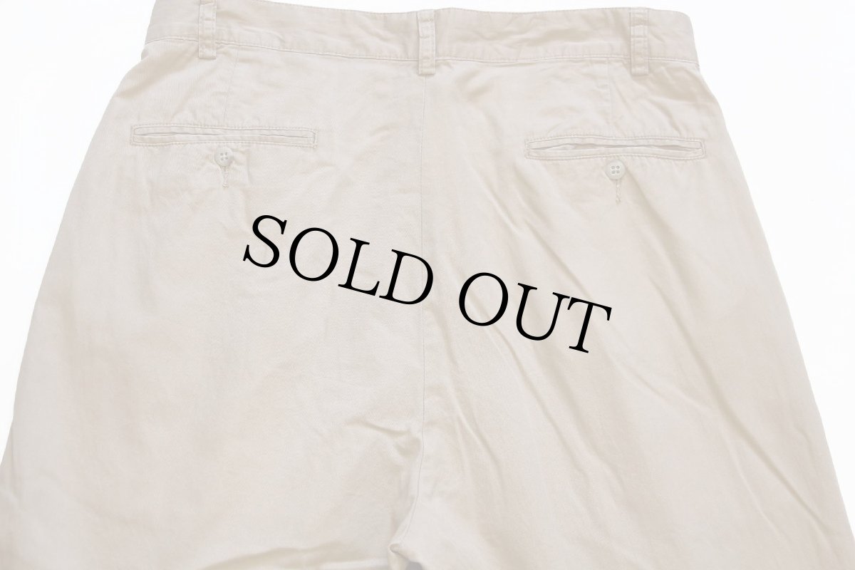 画像5: 90s ポロ ラルフローレン HAMMOND PANT ツータック コットンパンツ 薄茶 w32 L30★294 (5)