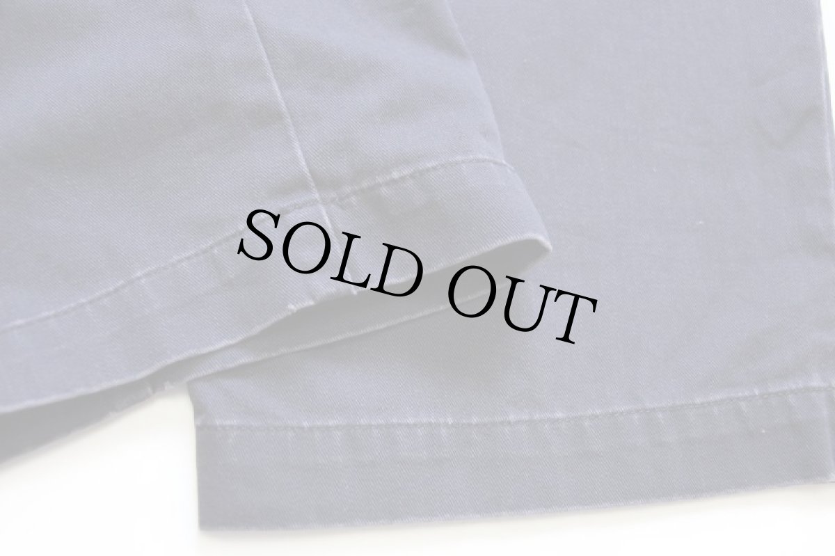 画像7: 90s ポロ ラルフローレン ANDREW PANT ツータック コットン チノパン 紺 フェード w33 L30★296 (7)