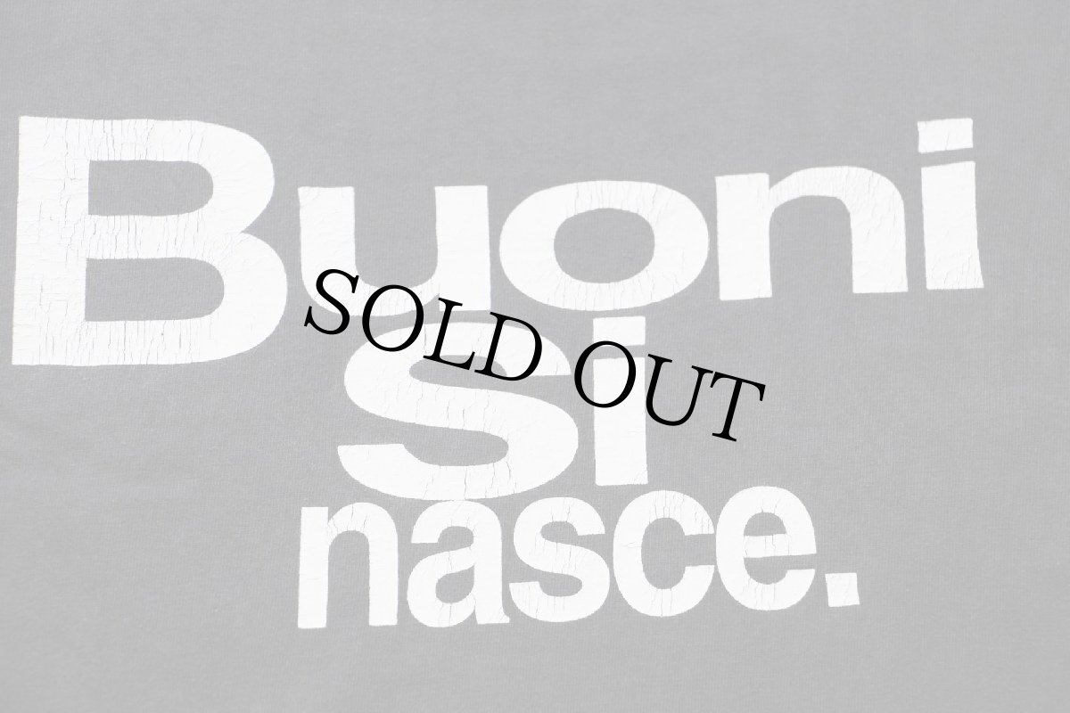 画像4: 90s Disneyディズニー ドナルドダック Cattivi Si diventa! Buoni Si nasce. 両面プリント コットンTシャツ 黒 (4)