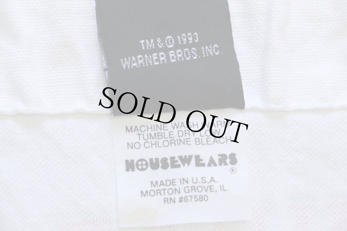 画像6: 90s USA製 ACME HOME WORKS WARNER BROS LOONEY TUNES HEAD HONCHO ヨセミテサム キャンバス エプロン 生成り (6)