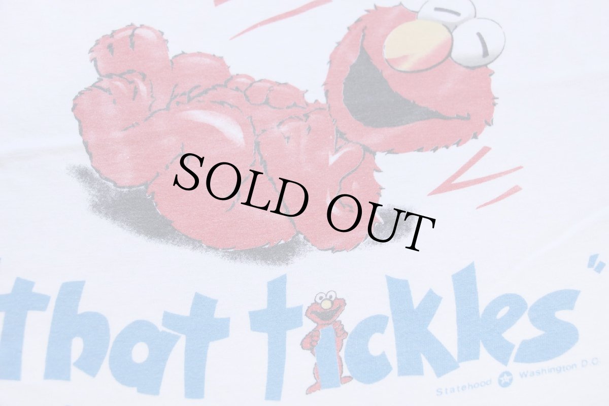 画像4: 90s HA!HA!HE!HE! that tickles エルモ コットンTシャツ 白 (4)