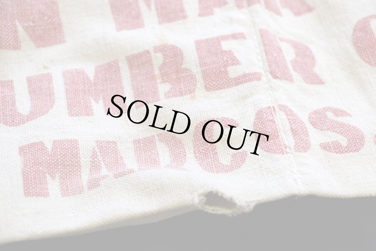 画像6: ビンテージ SAN MARCOS LUMBER CO. キャンバス ワークエプロン 生成り★前掛け (6)