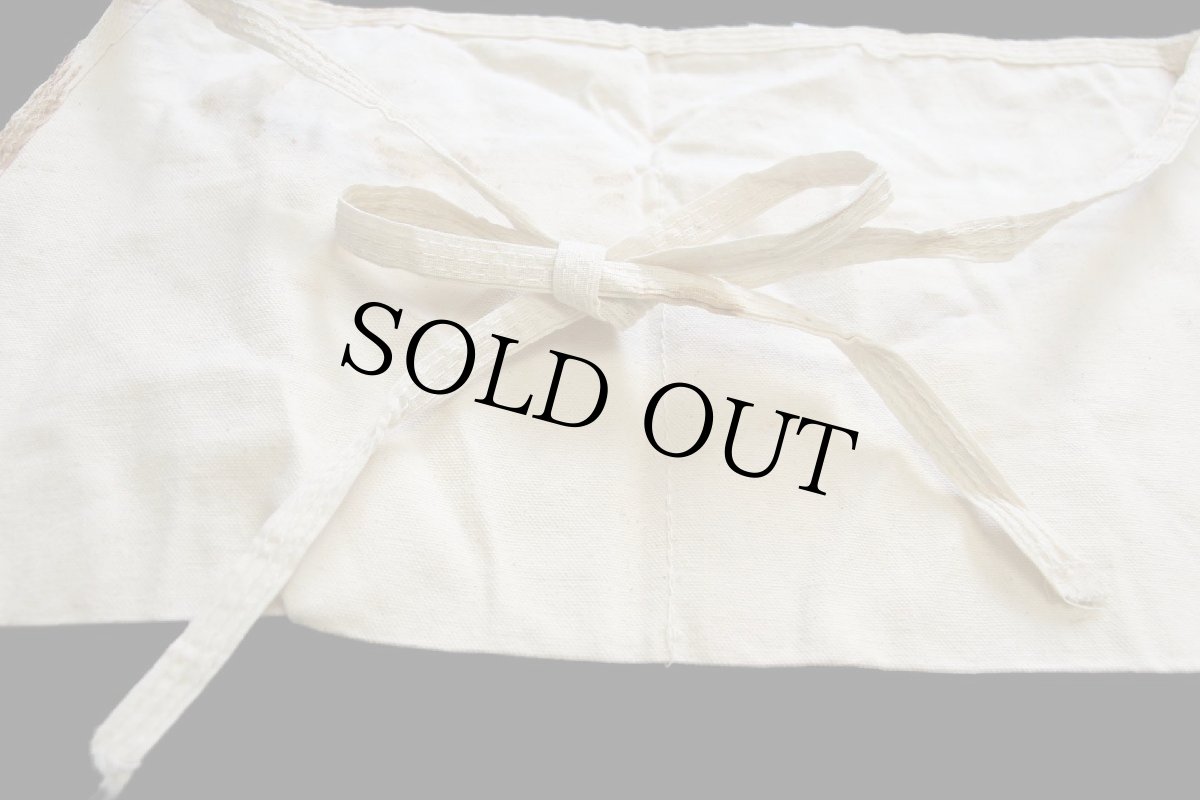 画像4: ビンテージ WARD INDUSTRIES, INC. キャンバス ワークエプロン 生成り★前掛け (4)