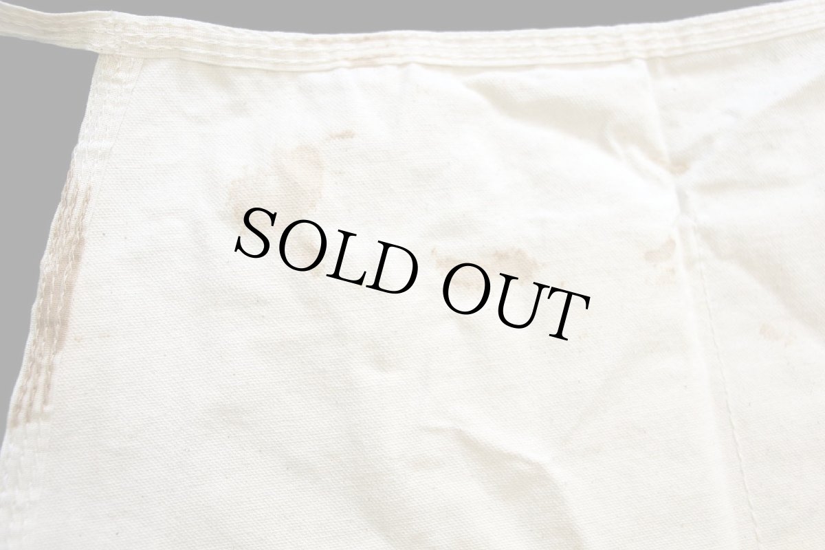 画像6: ビンテージ WARD INDUSTRIES, INC. キャンバス ワークエプロン 生成り★前掛け (6)