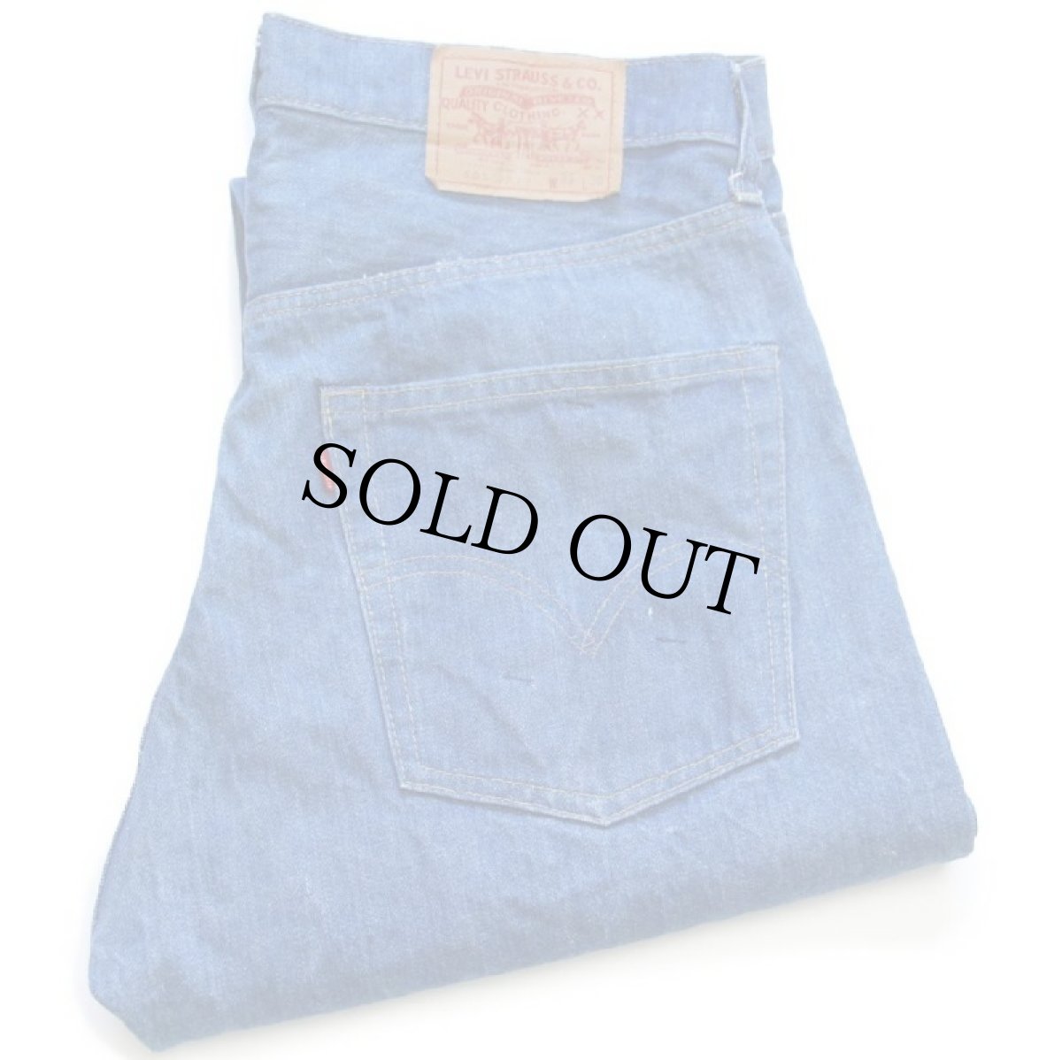 画像1: 80s USA製 Levi'sリーバイス 505 黒カン デニムパンツ w36 L30 (1)