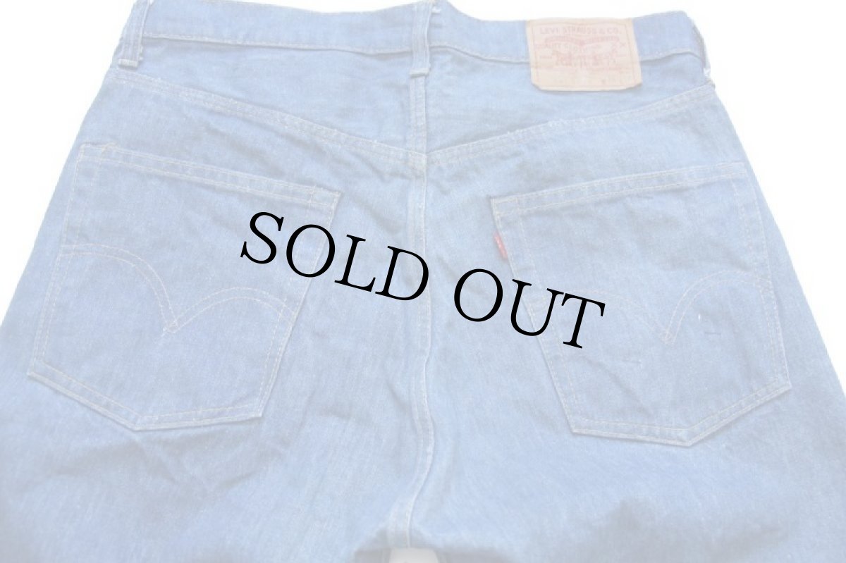 画像5: 80s USA製 Levi'sリーバイス 505 黒カン デニムパンツ w36 L30 (5)