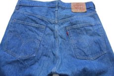 画像5: 80s USA製 Levi'sリーバイス 505 黒カン デニムパンツ w36 L30 (5)